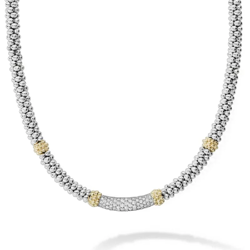 Bestselling Jewelry Now On Sale – Elevate Your Look Lagos Caviar Lux Diamond Necklace