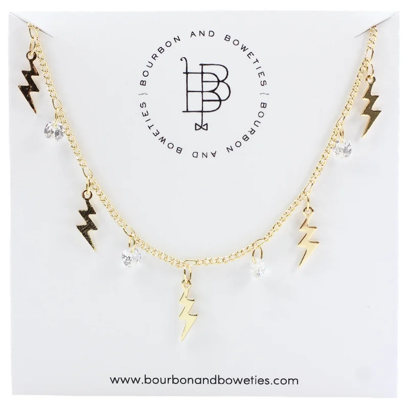 Celebrate With Sparkle – Jewelry Sale Now Live Lightning Chain Necklace