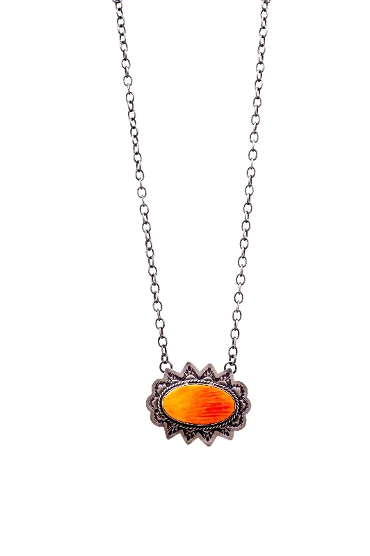 Luxury Jewelry Without The Luxury Price Tag Orange Spiny Oyster Necklace | Philbert Secatero