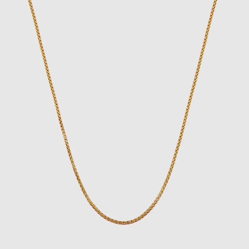 Shop Jewelry That Shines Without The High Price Round Box Chain (Gold) 2mm