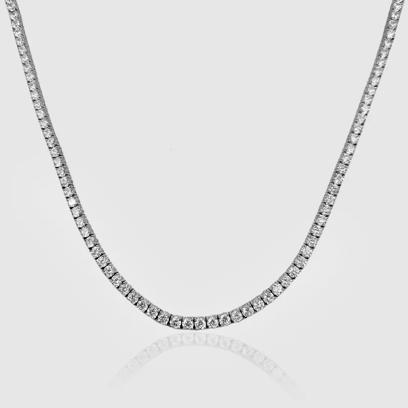 Luxury Jewelry At Budget-Friendly Prices – Grab Yours Now Tennis Chain (Silver) 3mm