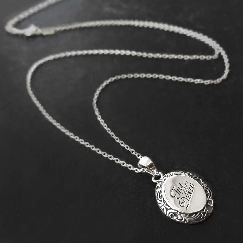 Once-A-Year Jewelry Deals – Shop Before They’Re Gone TILL DEATH. Promise Medallion Pendant Necklace