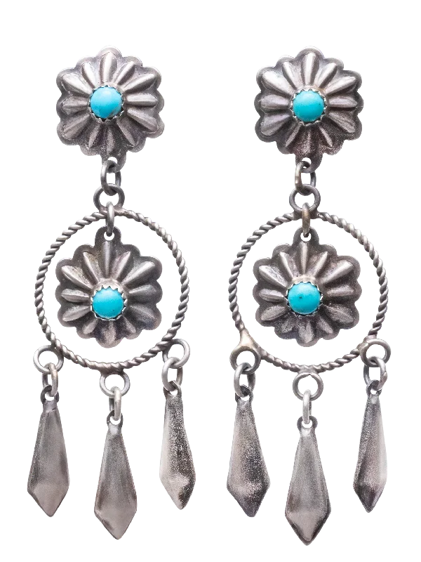 Get The Sparkle You Love At Prices You Adore Sleeping Beauty Turquoise Earrings | Artisan Handmade