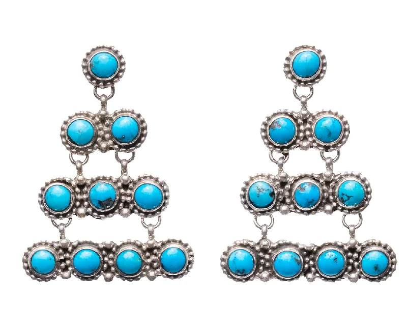 Shop Signature Jewelry Styles At Exclusive Prices Sleeping Beauty Turquoise Chandelier Earrings | Geraldine James