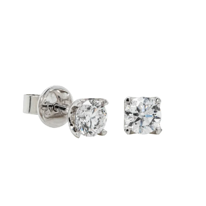 Limited-Time Offer On Elegant Jewelry Pieces 9ct White Gold .60ct Diamond Ava Stud Earrings