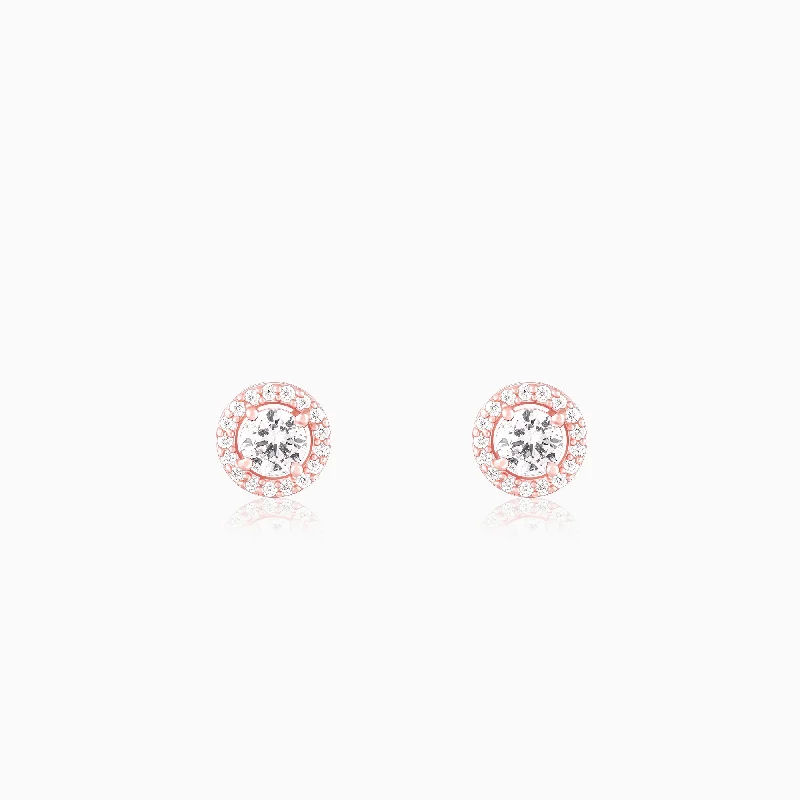 Trending Jewelry Styles Now At Limited-Time Discounts Rose Gold Seeking Solace Stud Earrings