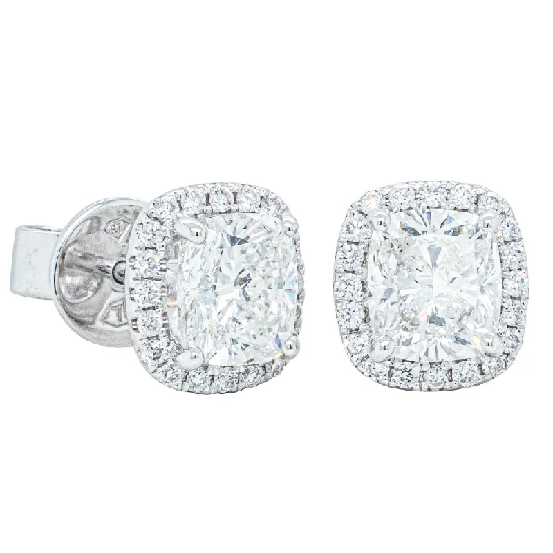 Affordable Luxury Jewelry For Every Occasion Deja Vu 18ct White Gold 2.30ct Diamond Stud Earrings