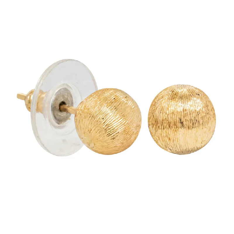 Seasonal Jewelry Deals – Elevate Your Style Deja Vu 18ct Yellow Gold Ball Stud Earrings