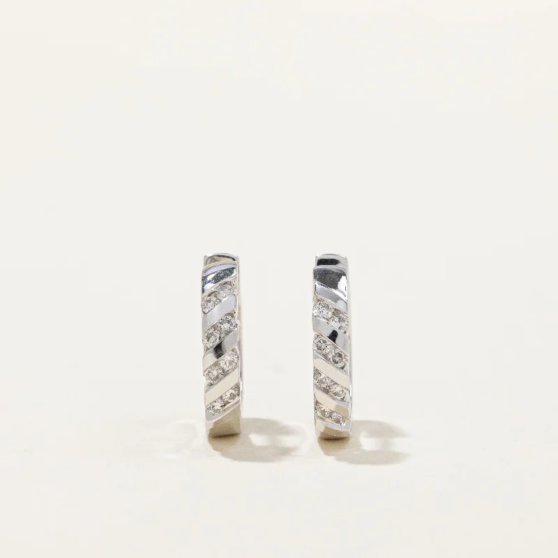 Luxury Jewelry Sale – Elegant Styles At Unbeatable Prices Diamond Huggie Earrings | 0.20ctw |