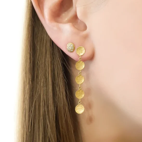 Affordable Glamour – Must-Have Jewelry At Special Rates Diamond Stardust Button Stud Earrings