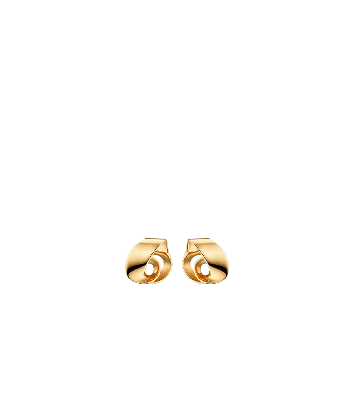 Bestselling Jewelry At Special Promotional Rates Éole Stud Earrings - 24 carat gold gilded