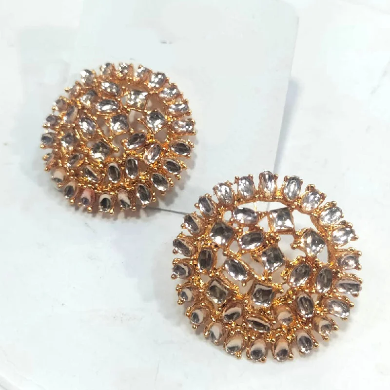 Grab Your Favorite Jewelry At The Lowest Prices Manisha Jewellery Gold Plated Kundan Stone Stud Earrings