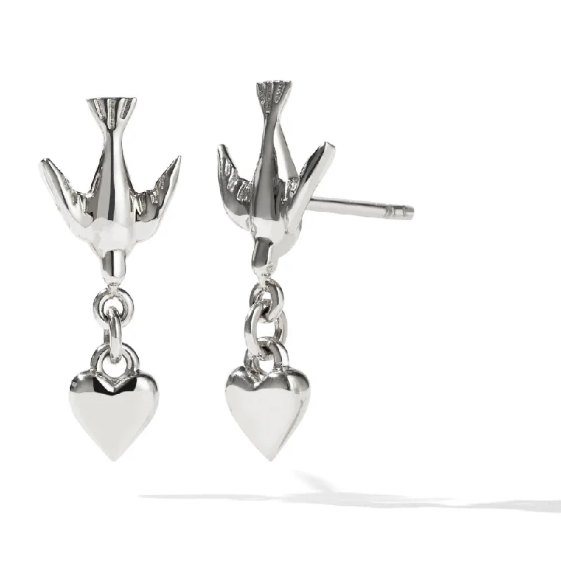 Stunning Jewelry At A Fraction Of The Price Meadowlark Love Dove Stud Earrings - Sterling Silver