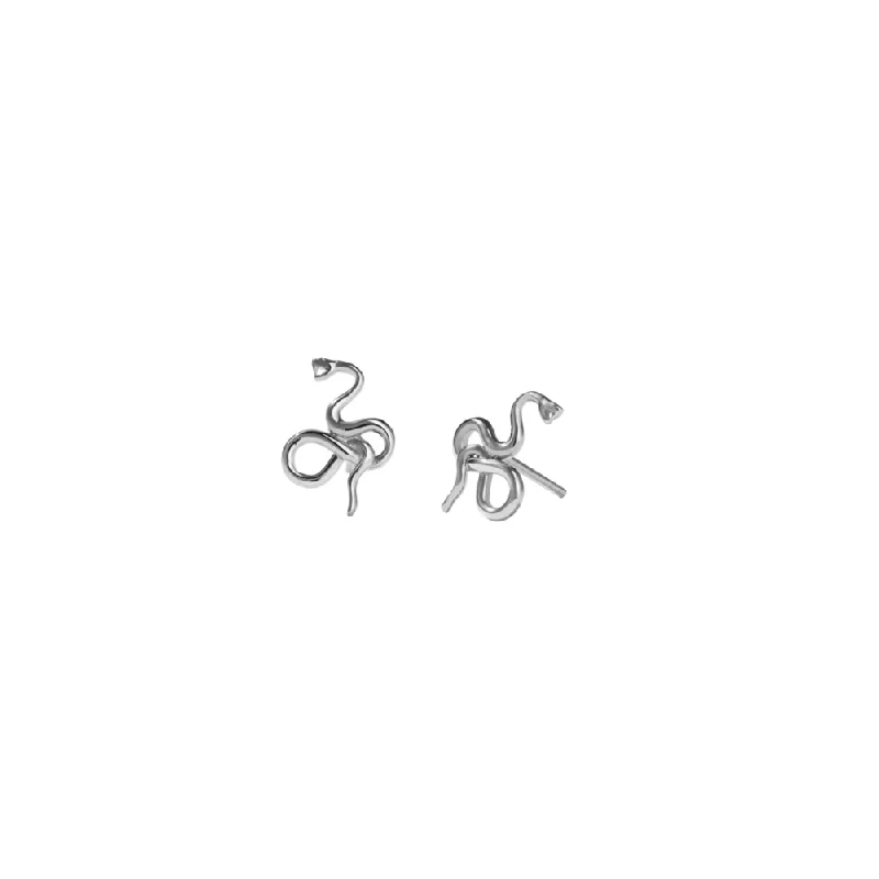 Fashion-Forward Geometric Jewelry For Contemporary Style Meadowlark Medusa Stud Earrings - Sterling Silver