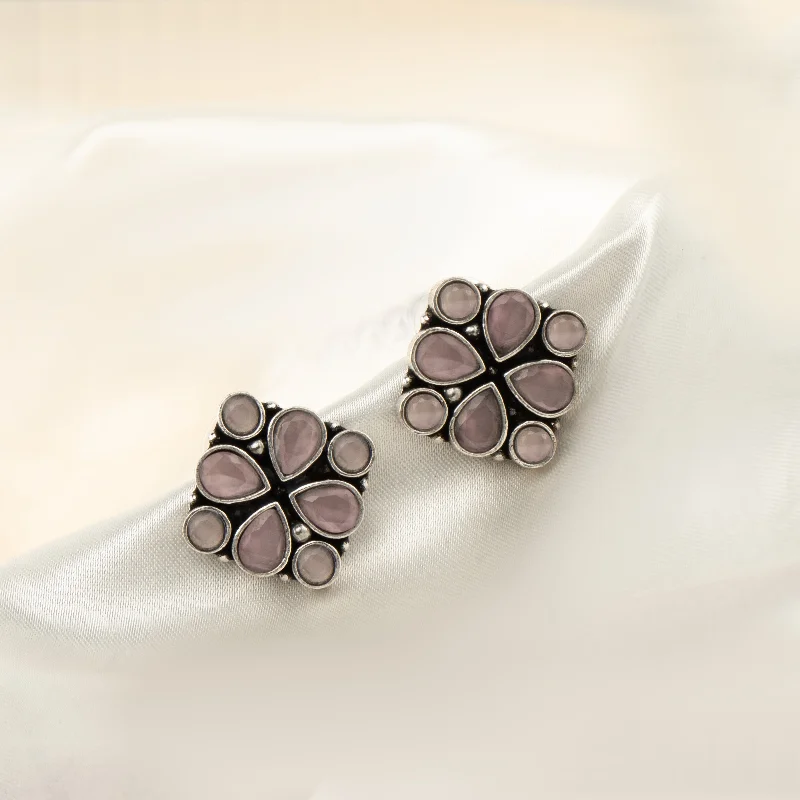 Discounted Luxury Jewelry – Shine Without The Splurge Nipura Blush Mrinali Stud Earrings