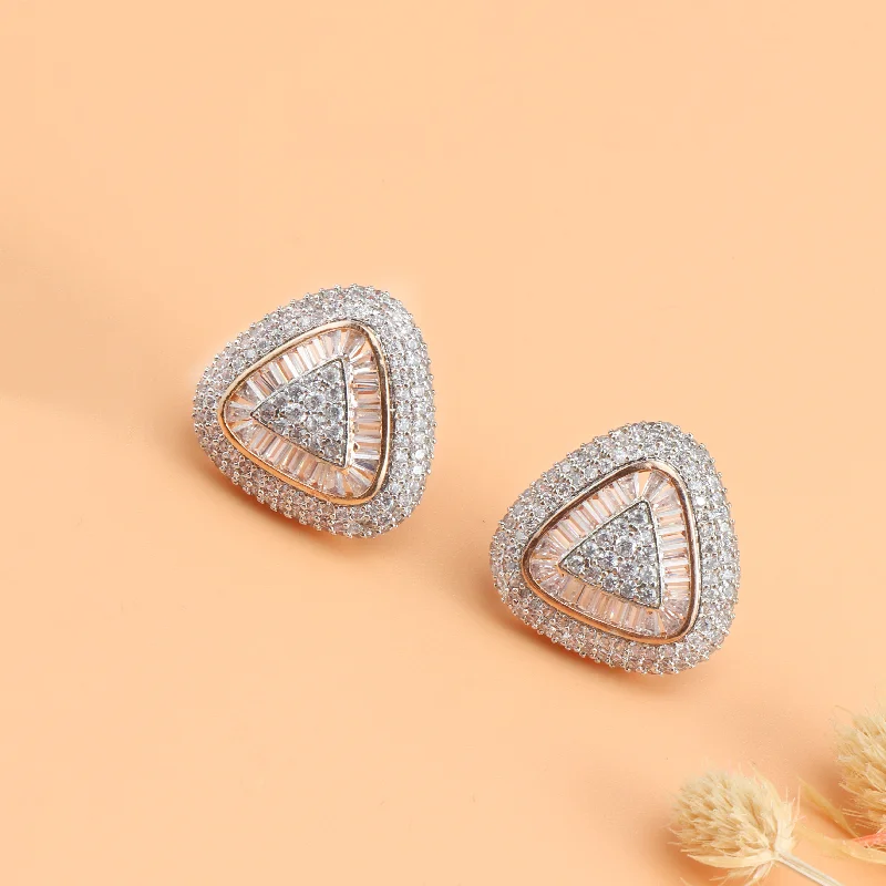 Unique Jewelry Designs Now At Discounted Rates Nipura Geometric Allure Stud Earrings