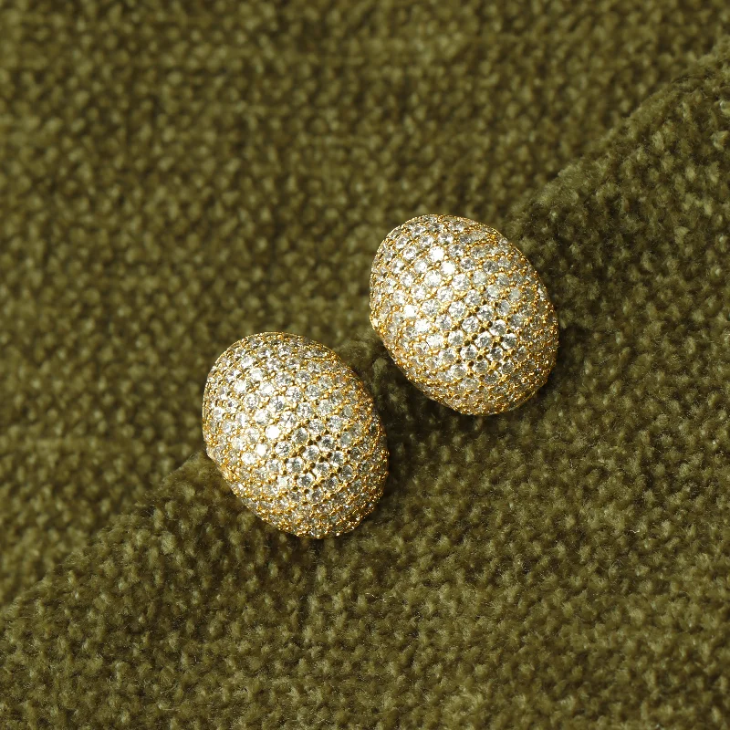 Trending Jewelry Styles Now At Limited-Time Discounts Nipura Golden Glory Crystals Stud Earrings