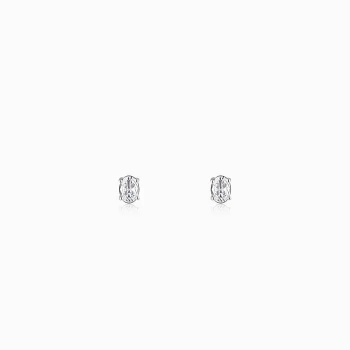 Don't Miss Our Biggest Jewelry Sale Of The Season Silver Zircon Classic Stud Earrings