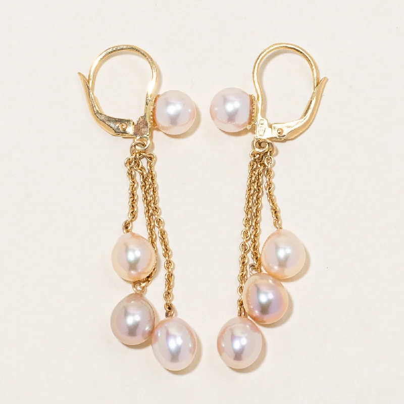 Limited-Time Offer On Elegant Jewelry Pieces Light Pink Pearl Drop Earrings