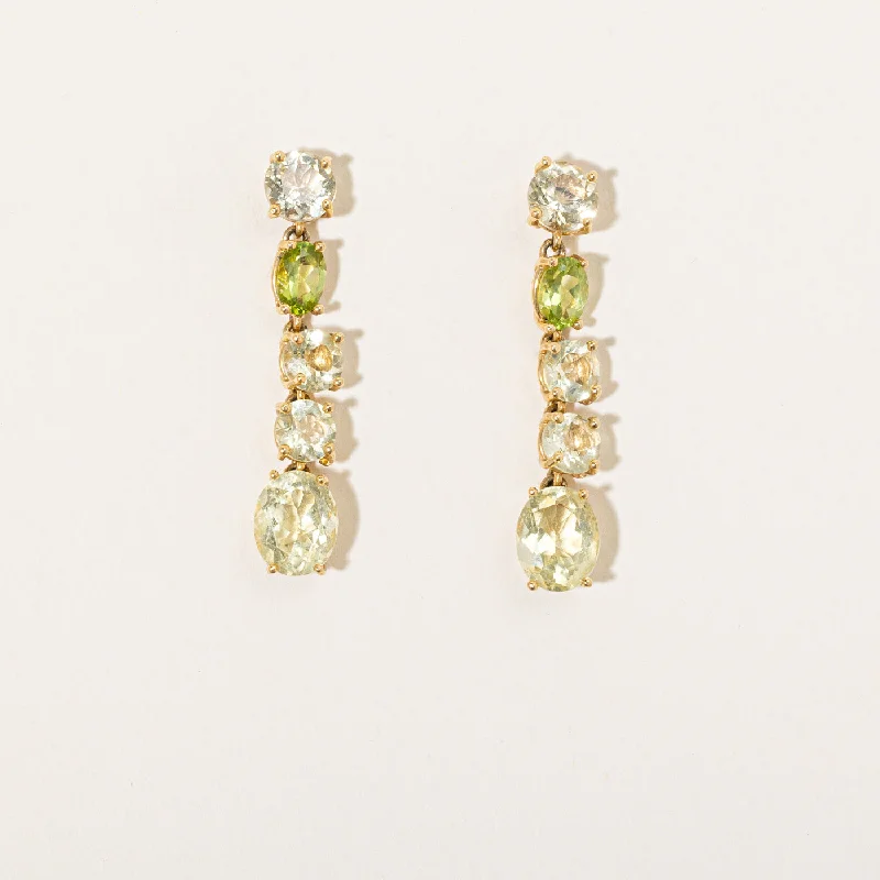 Breathtaking Jewelry At Limited-Time Savings Peridot & Prasiolite Drop Earrings | 1.57ctw, 8.00ctw |