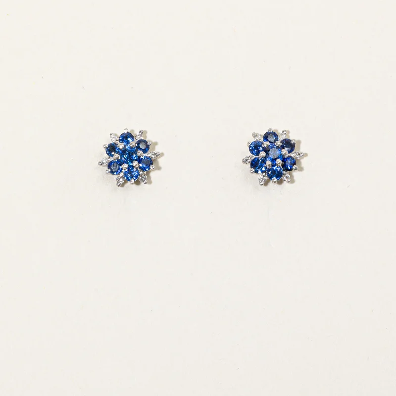 Elegant Jewelry, Affordable Luxury – Shop Now Sapphire & Diamond Earrings | 1.84ctw, 0.12ctw |