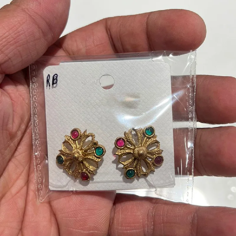 Final Call – Shop Exquisite Jewelry Before It's Gone Shrisha Gold Plated Pota Stone  Stud Earrings