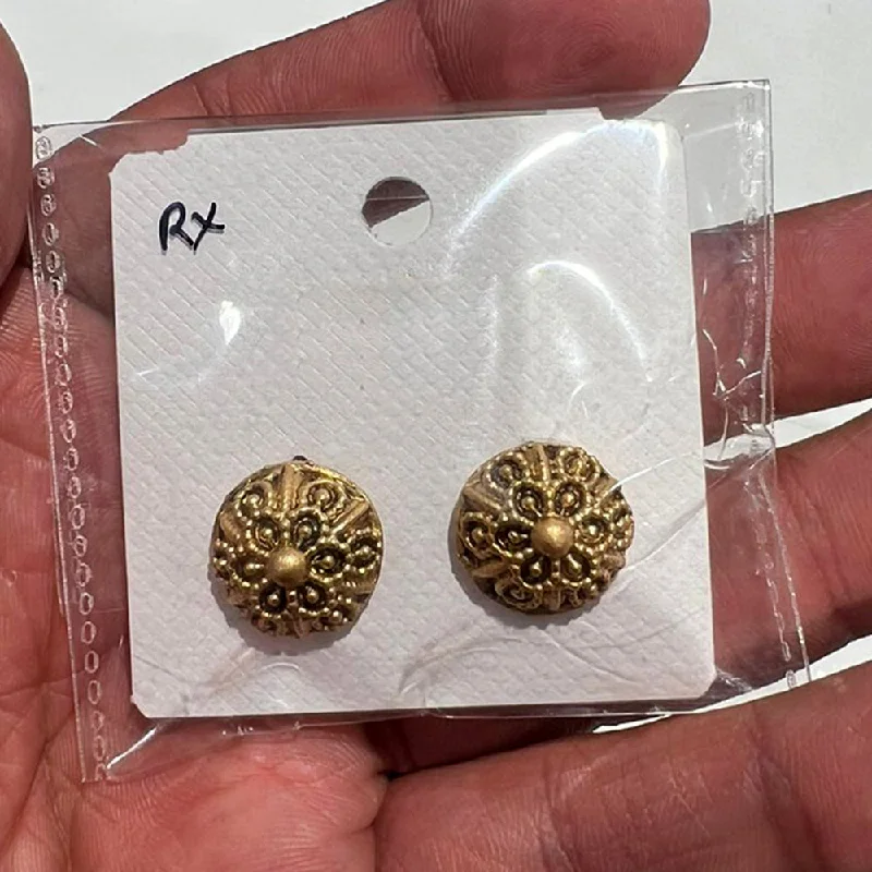 Customized Silver Jewelry For Unique Style Shrisha Gold Plated Stud Earrings