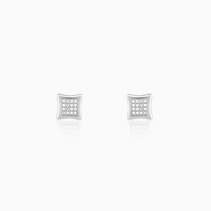 Limited-Stock Jewelry Sale – Once It's Gone, It's Gone Silver Glistening Stud Earrings