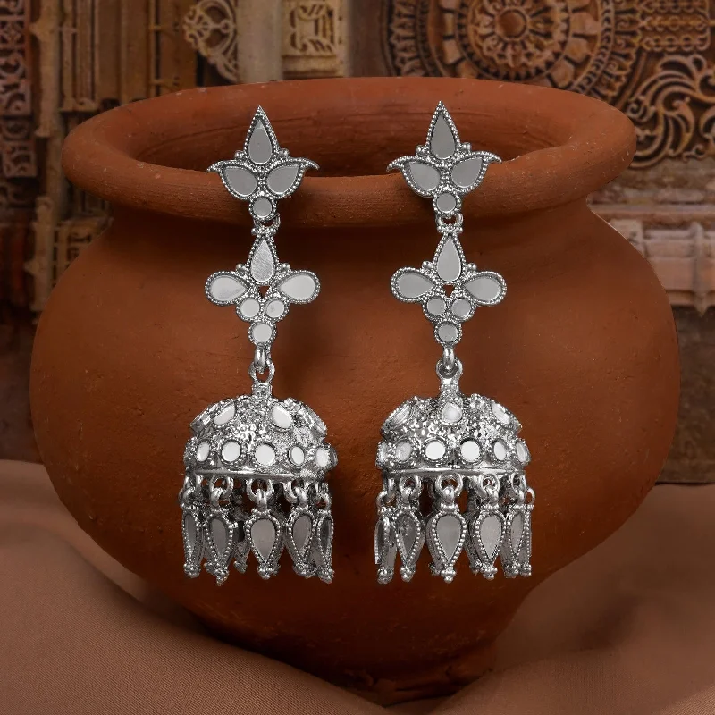 Exclusive Jewelry Sale – Shine For Less Teejh Faalguni Silver Oxidised Earring