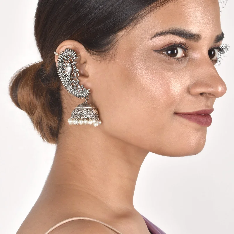 Luxury Jewelry At Budget-Friendly Prices – Grab Yours Now Teejh Maira silver oxidised earrings