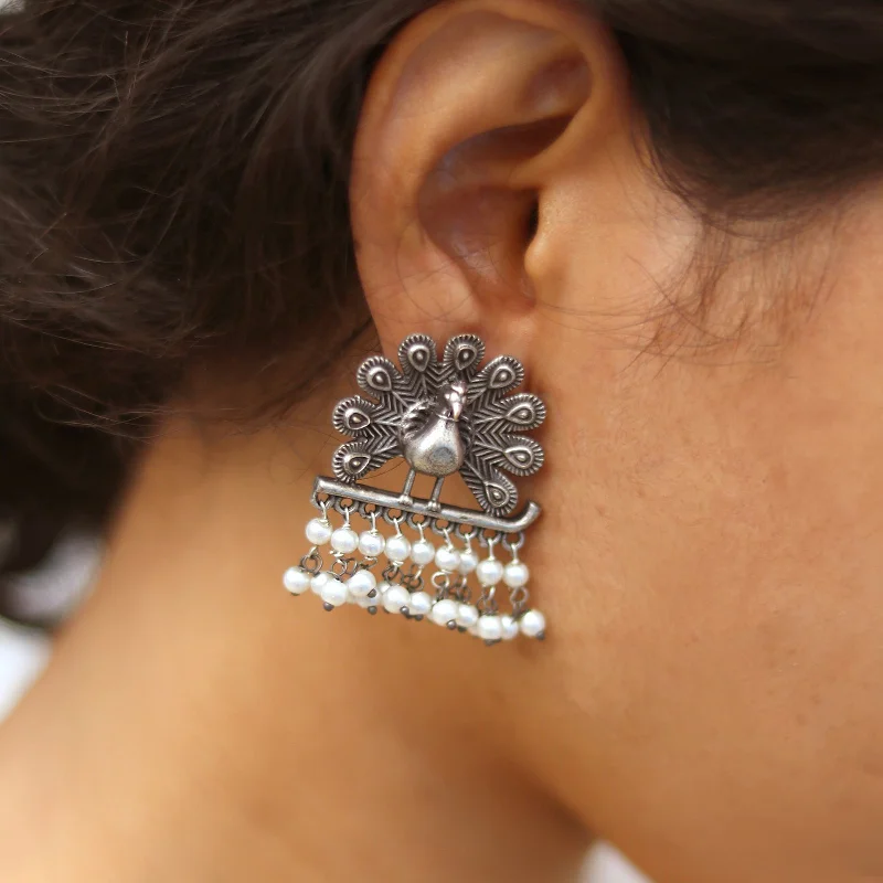 Holiday Jewelry Sale – Perfect Gifts At The Best Prices Teejh Morni Silver Oxidised Earrings