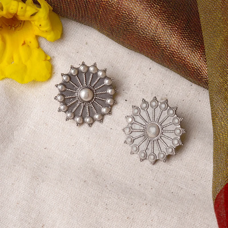 Affordable Glamour – Must-Have Jewelry At Special Rates Teejh Shaaravi Silver Oxidised Earrings