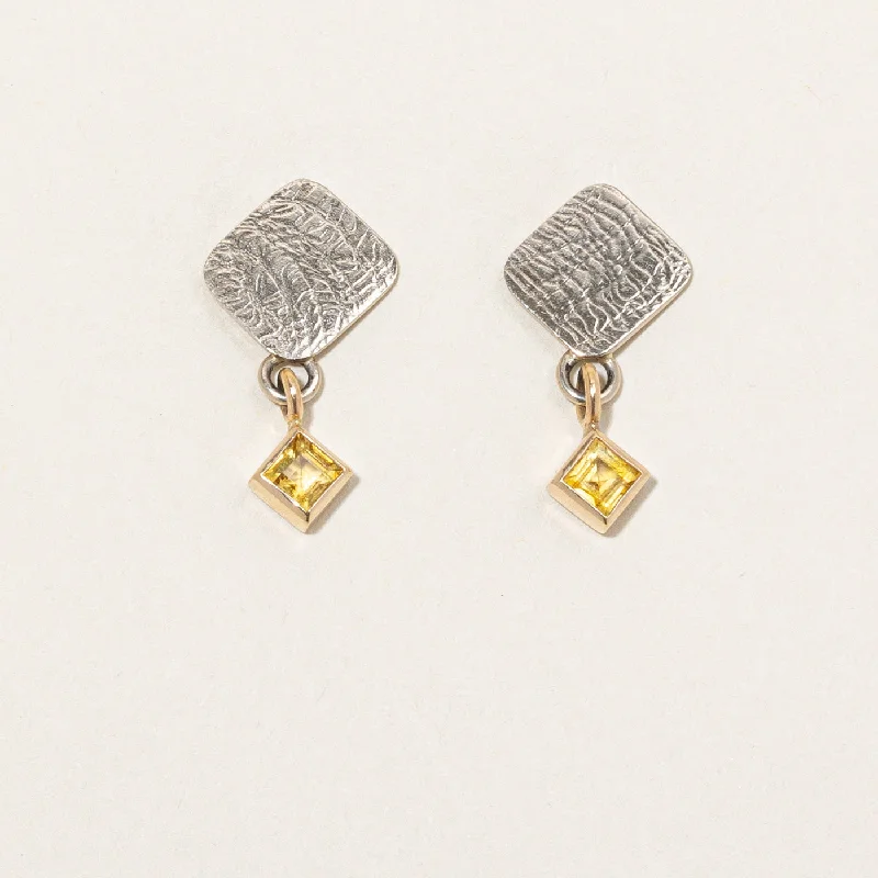 Modern Jewelry At Exclusive Discounts – Shop Today Yellow Sapphire Drop Earrings | 1.18ctw |