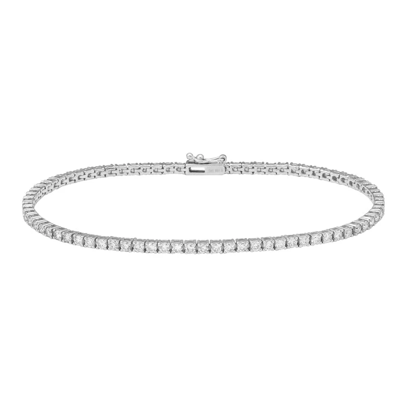 Timeless Jewelry At Special Discount Rates 3.00ct Laboratory-Grown Diamond Tennis Bracelet