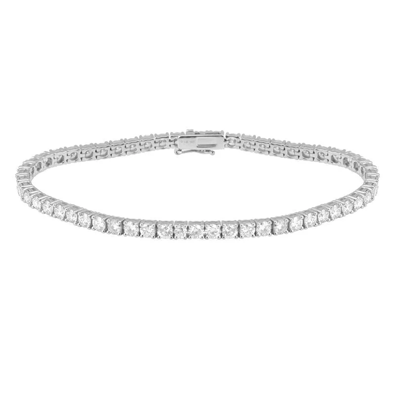 Exclusive Jewelry Sale – Shine For Less 3.68tw Natural Diamond Tennis Bracelet