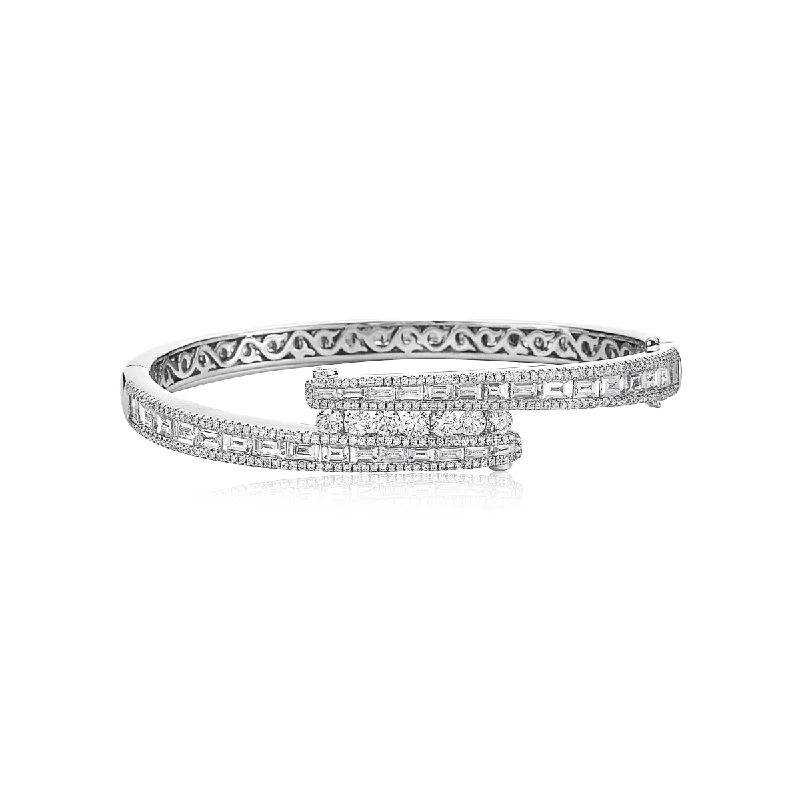 Sparkle For Less – Shop Jewelry Deals Now Diamond Baguette 'Ice' Bracelet