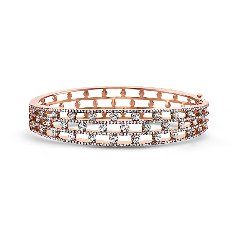 Shop High-Quality Jewelry At Jaw-Dropping Discounts Diamond Air Triple Row Bracelet