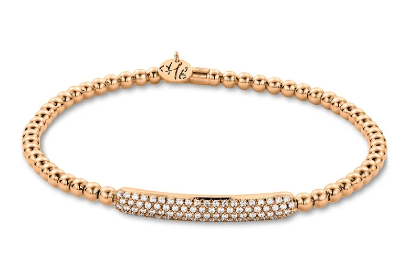 Luxury Jewelry At Unbeatable Discounts Hulchi Belluni ‘Tresore’ Diamond Bar Stretch Bracelet (21318)