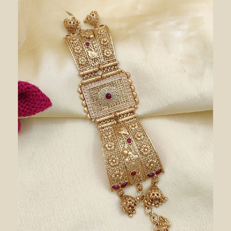 Flash Sale On Exquisite Jewelry – Don't Miss Out Jewel Addiction Copper Gold Pota Stone Bracelet