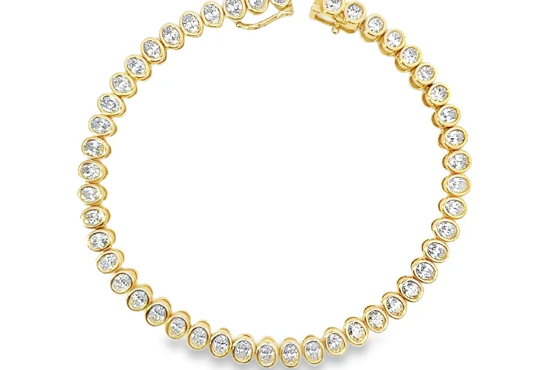 Holiday Jewelry Sale – Perfect Gifts At The Best Prices Bezel Oval Diamond Tennis Bracelet