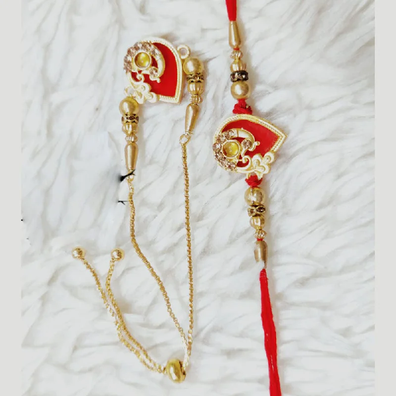 Fashion-Forward Jewelry At Incredible Prices Palak Art Gold Plated Rakhi Combo