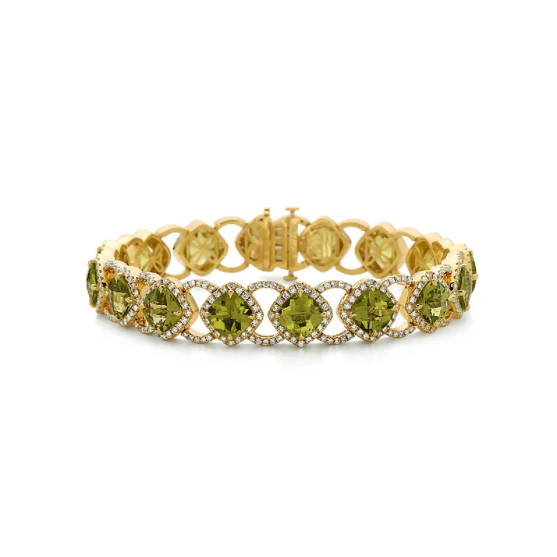 Your Perfect Accessory At The Perfect Price Pastel Diamond Cushion Weave Bracelet