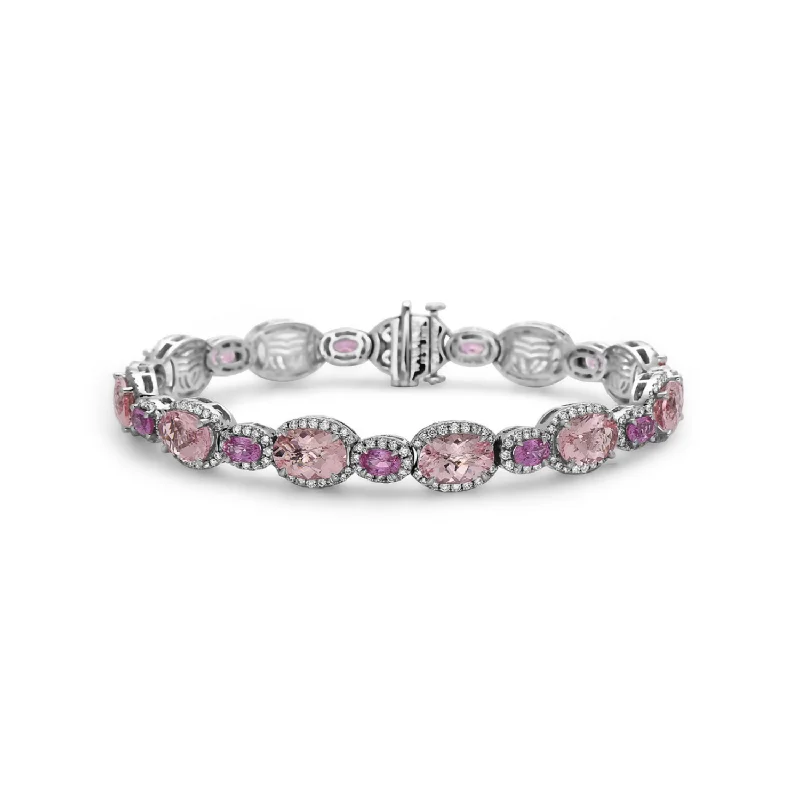 Limited-Stock Jewelry Clearance – Grab Your Favorites Now Pastel Diamond Oval Pop Bracelet