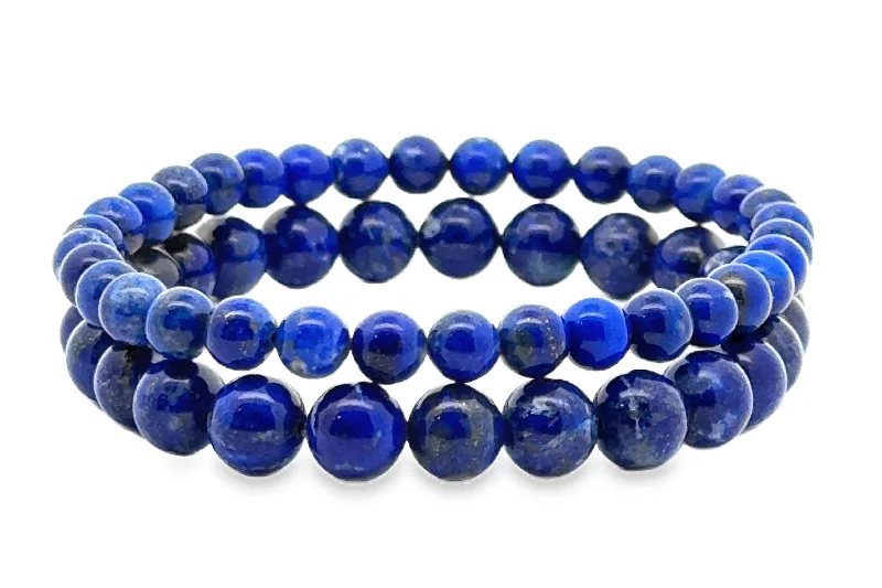 Your Dream Jewelry At Dream Prices – Shop Now Stretchy Lapis Lazuli Beaded Bracelets