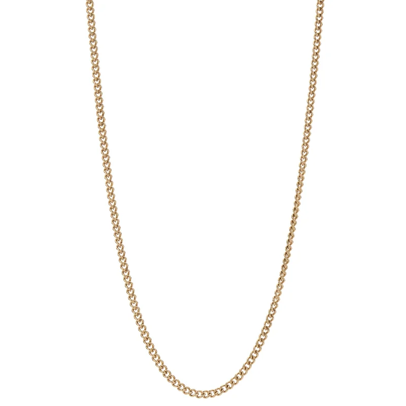 Shop Signature Jewelry Styles At Exclusive Prices Métier Modern 14k Yellow Gold Solid Curb Link Chain