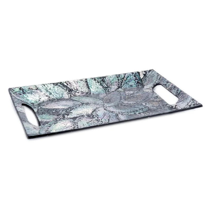 Exclusive Jewelry Sale – Shine For Less Abalone Mosaic Serving Tray