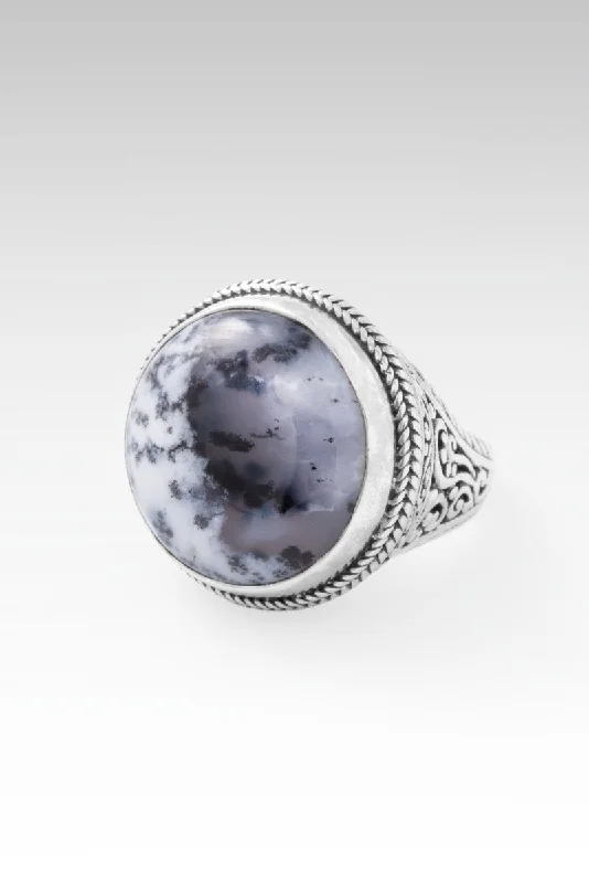 Exclusive Jewelry Offers – Sparkle For Less Abundance and Prosperity Ring™ in Dendritic Opal