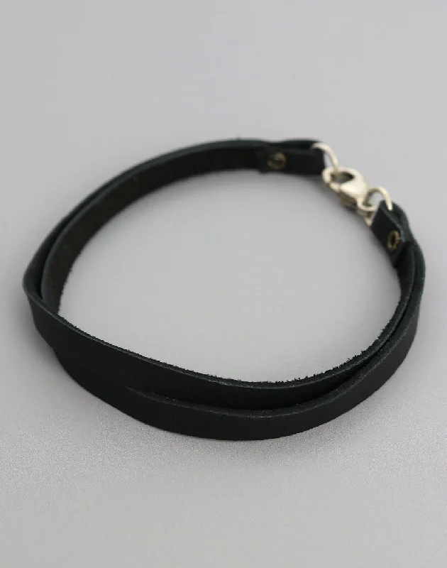 Dazzling Deals On Necklaces, Bracelets, And More Black Leather Bracelet, (1pc)