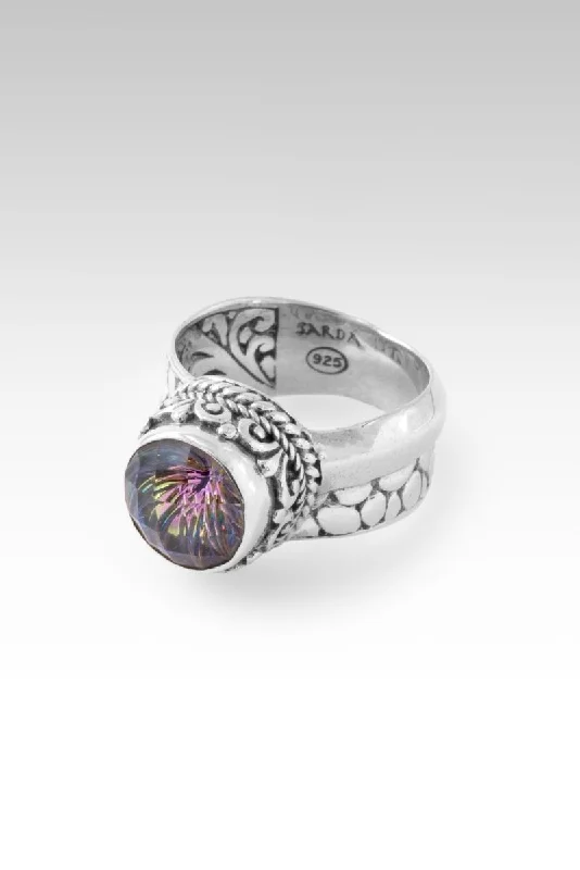 Jewelry Sale Bonanza – Grab Your Sparkle Now Blessings Persist Ring™ in Northern Lights™ Mystic Quartz