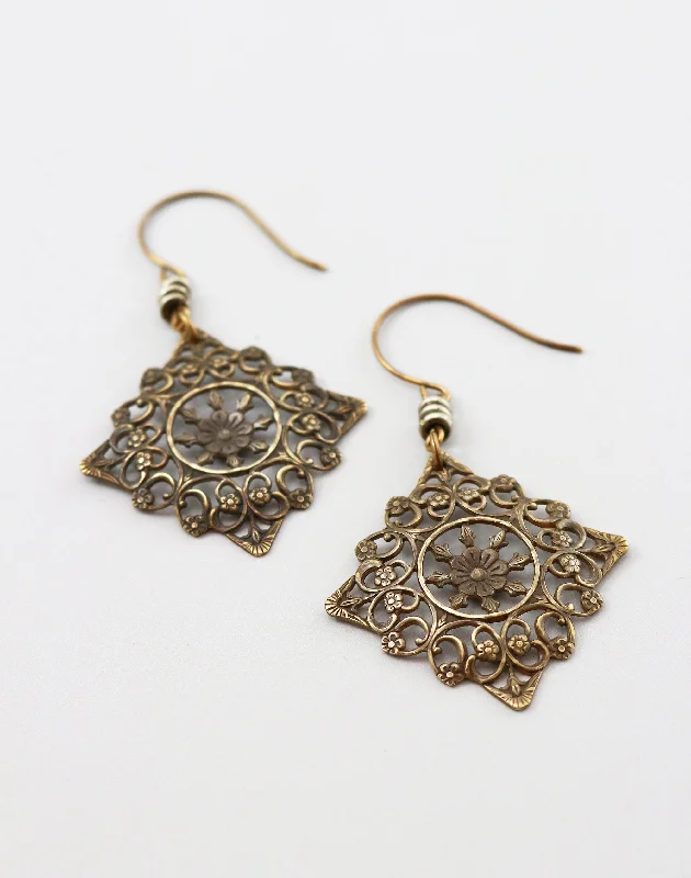 Limited-Stock Jewelry Sale – Once It's Gone, It's Gone Secret Garden Earrings, (1 pair)